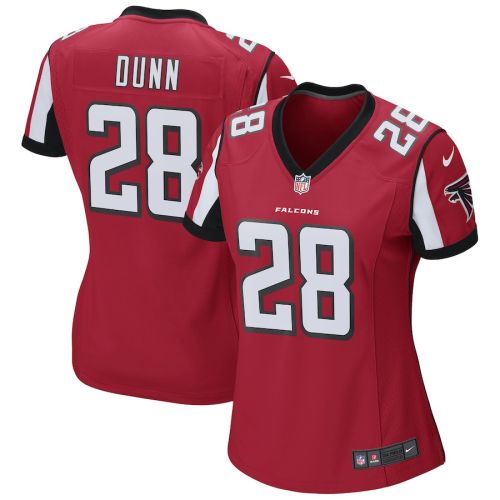 Warrick Dunn 28 Atlanta Falcons Women's Retired Game Jersey - Red