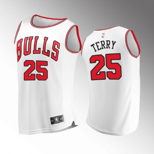 Chicago Bulls 25 Dalen Terry Association Jersey 2022-23 White