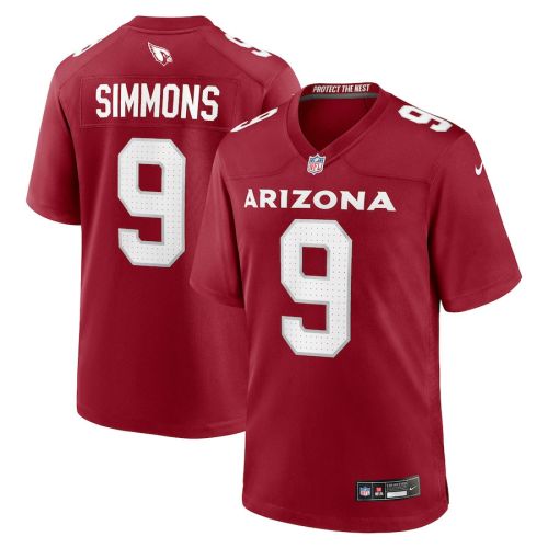 Isaiah Simmons 9 Arizona Cardinals Men Game Jersey - Cardinal