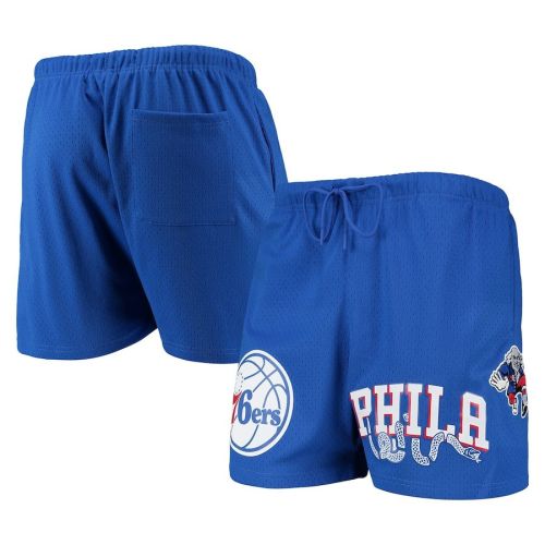 Philadelphia 76ers Royal Mesh Capsule Shorts - Men