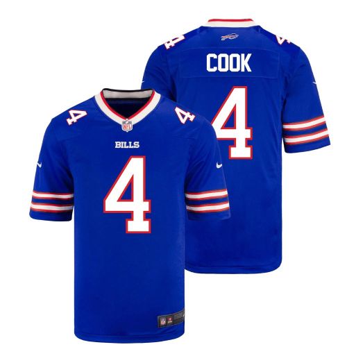 James Cook 4 Buffalo Bills Men Home Game Jersey - Royal