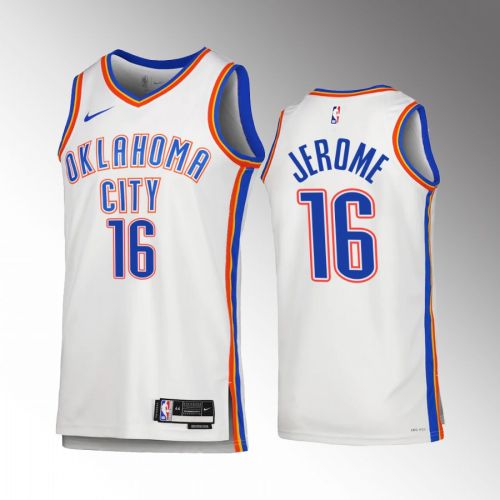 Oklahoma City Thunder Ty Jerome 16 2022-23 Association Edition White Jersey